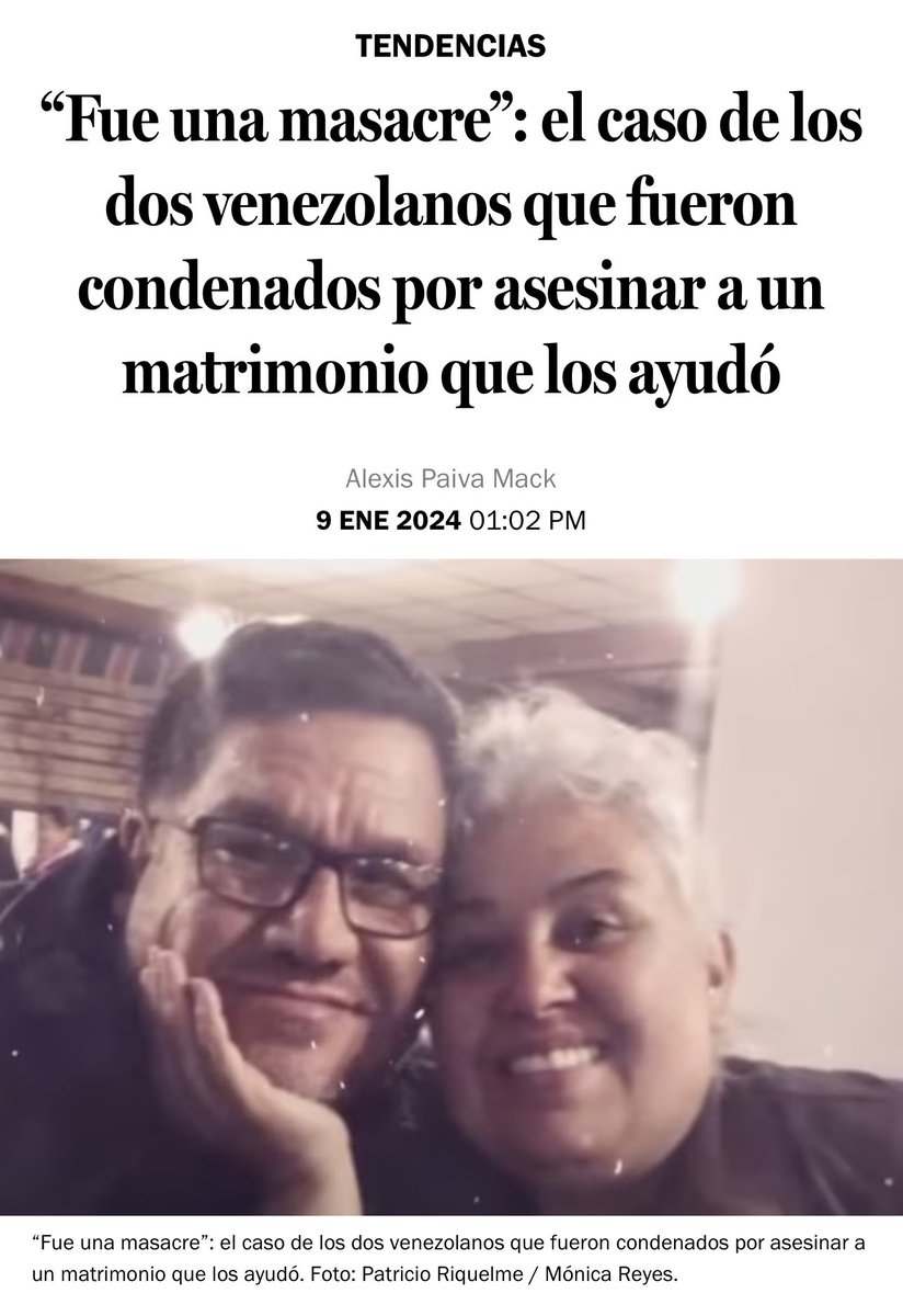 Pixies_cl's tweet photo. Como le gusta a George Harris sacar el tema de la xenofobia cuando sus compatriotas venezolanos delinquen en todos lados, no se han ganado el repudio de Chile, Perú, México, Ecuador, Panamá, hasta en USA de la nada. Pediría algo de autocrítica pero son venecos, no la conocen 🤷🏻‍♀️ https://t.co/Wf9j2tUwH5