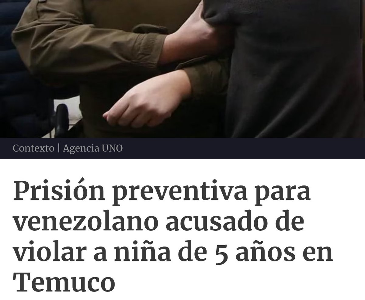 Pixies_cl's tweet photo. Como le gusta a George Harris sacar el tema de la xenofobia cuando sus compatriotas venezolanos delinquen en todos lados, no se han ganado el repudio de Chile, Perú, México, Ecuador, Panamá, hasta en USA de la nada. Pediría algo de autocrítica pero son venecos, no la conocen 🤷🏻‍♀️ https://t.co/Wf9j2tUwH5