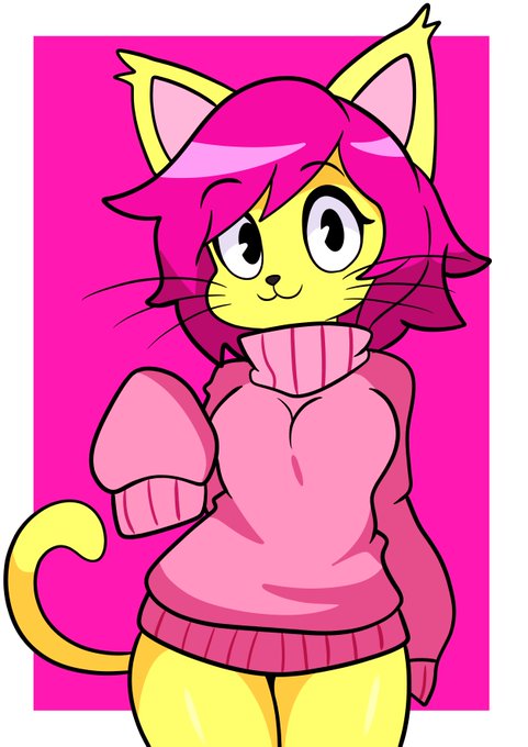 カートゥーン系っぽいキャラクター描きてぇなぁ、描いた 