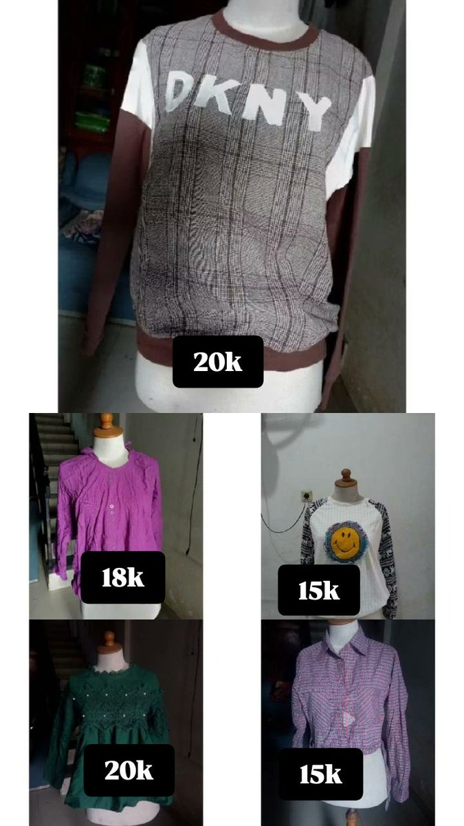 youalone99's tweet photo. Haloo, akuu jual baju preloved nihhh
Jangan lupa mampir oyen yaa😋😘
https://t.co/wb6pOk1W8q https://t.co/LAlsNHFsrC