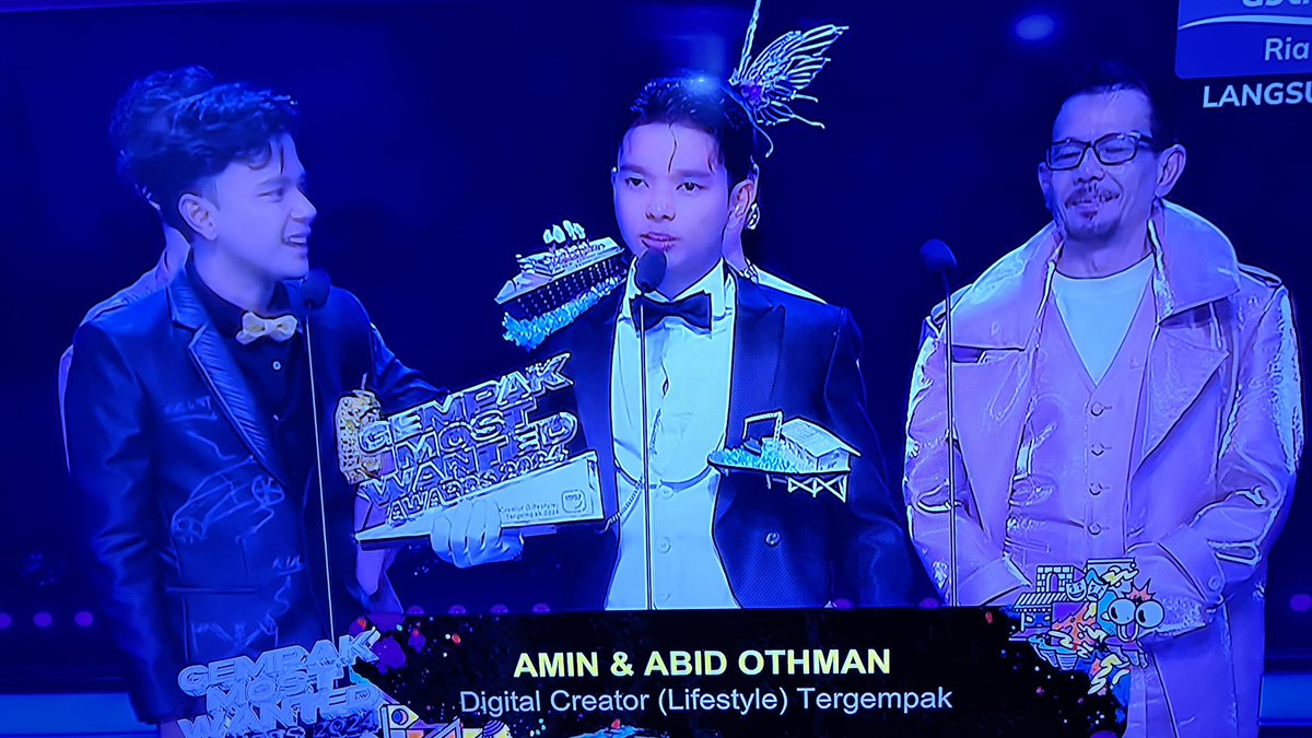 “Orang Malaysia memang creative” 

Macam uols lah Amin &amp; Abid 🔥🔥🔥

#GMWA2024
#GempakMostWantedAwards2024
#TerpalingTrending