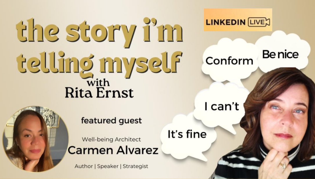 I’ll be joining “The Story I’m Telling Myself” with Rita Ernst, Positivity Influencer  for a conversation about finding joy after adversity.

🌱 Navigating the space between loss and renewal
🌱 Reclaiming joy after personal transitions

LIVE on LinkedIn linkedin.com/video/event/ur…
