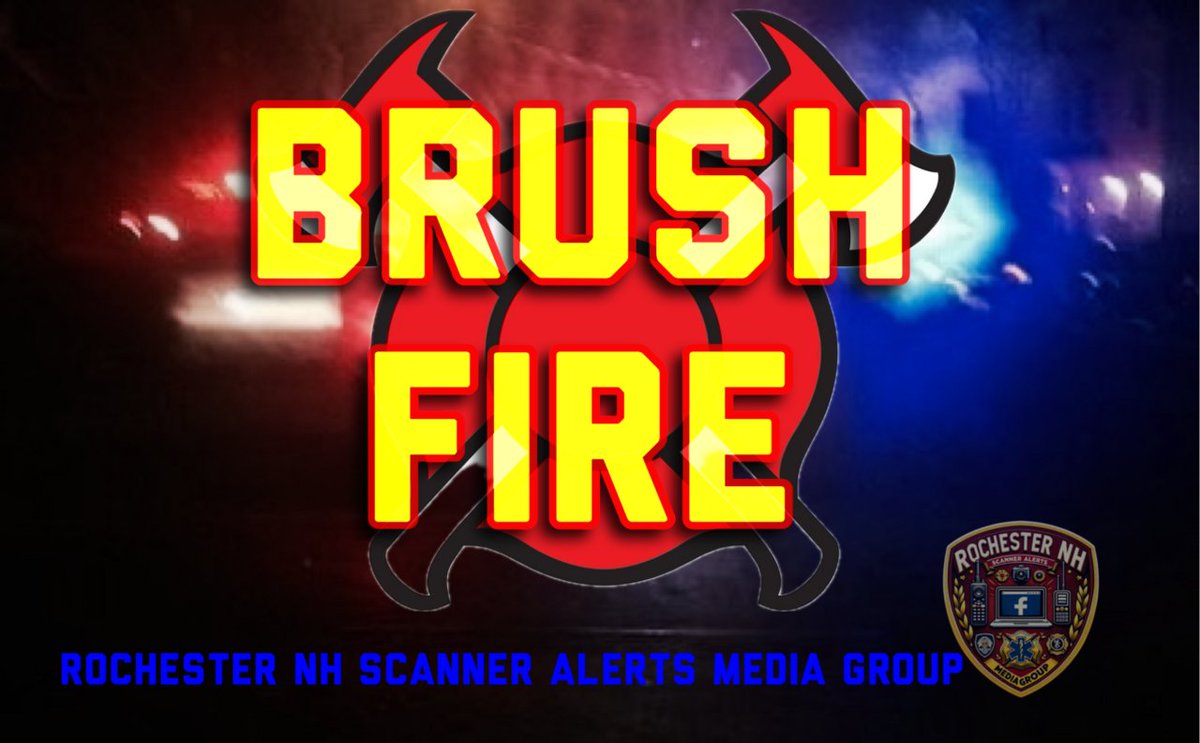 Rochnhscanner's tweet photo. Pelham, NH *BRUSH FIRE*   65 Bridge St, Pelham, NH 03076, USA - UNK SIZED AREA GOING W/NO REPORTED EXPOSURES - 2/23/2025 9:28:04  #PelhamNH #BrushFire #BreakingNews #HillsboroughCounty #FireSafety

25-25809-FD
©RNHSAMG https://t.co/hc3XLNPVss