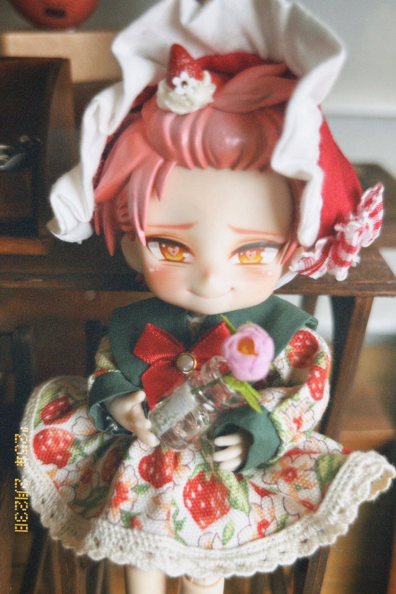 숲속의 소녀같은 댕크림 의상(@daengcream)
딸기가 딸기 입음🍓🌿