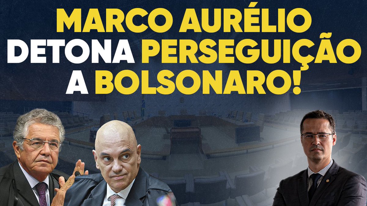 Marco Aurélio Mello DETONA STF e diz que Bolsonaro deveria ser julgado na 1ª instância!

📌 Neste vídeo, você vai entender:
1️⃣ A entrevista bombástica de Marco Aurélio Mello criticando o STF;
2️⃣ Por que o julgamento de Bolsonaro no Supremo é ilegal e inconstitucional;
3️⃣ Como