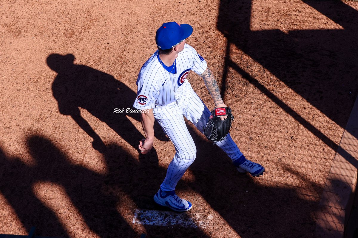 biest22's tweet photo. Spring Training debut on Saturday for @EthanXXVI! Ethan allowed 1 hit and got 2 K's on the day! #Cubs #ST2025 https://t.co/KGT78sBeac
