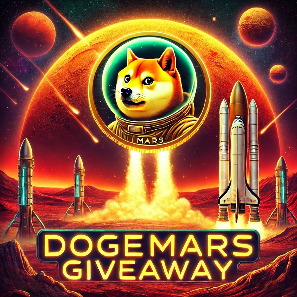 Some will hesitate, some will doubt… and some will TAKE. Giving away $DOGEMARS because the next legend is being written NOW. Do you want to be part of it, or just watch?

Only 1 winner. 

Follow, 
Share, like, comment your wallet 

#DOGEMARS #CryptoGiveaway #MoonMission #DOGE
