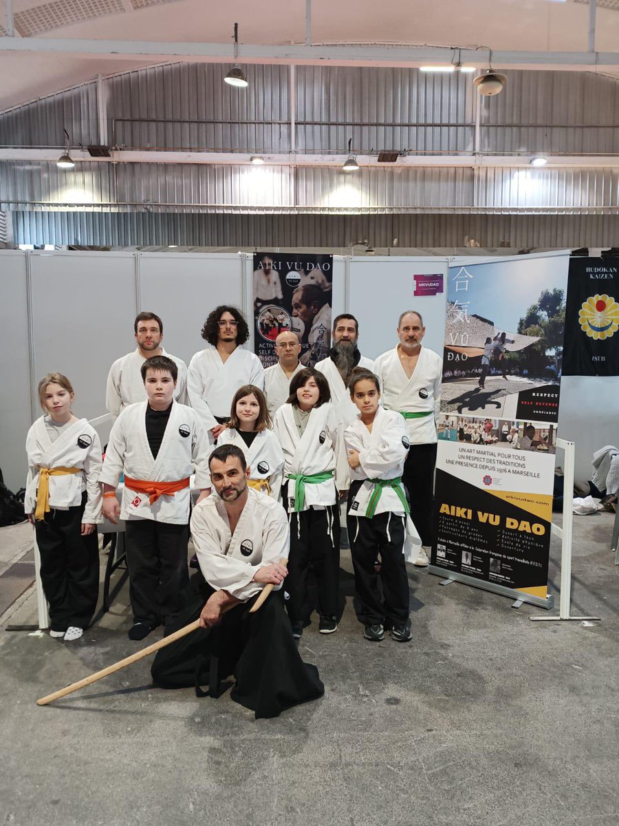 FAKVDF's tweet image. #aikivudao était présent ce week-end à la #JapanExpoSud au parc Chanot à marseille ! Démonstrations et initiations !