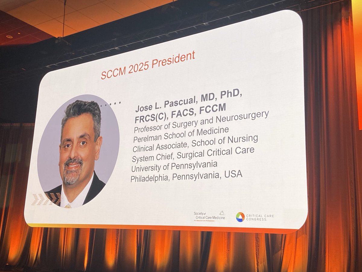UPenn Trauma (@upenntrauma) on Twitter photo Earlier this morning, newly named <a href="/SCCM_Surgery/">SCCM Surgery Section</a> President <a href="/JPascual2016/">Jose Pascual</a> welcomed everyone to the kickoff of #SCCM2025 #SCCM25 Earlier this morning, newly named <a href="/SCCM_Surgery/">SCCM Surgery Section</a> President <a href="/JPascual2016/">Jose Pascual</a> welcomed everyone to the kickoff of #SCCM2025 #SCCM25