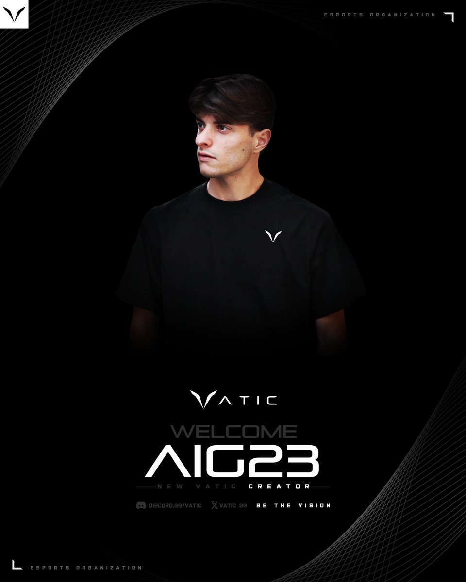𝑷𝑨𝑹𝑻𝑵𝑬𝑹 𝑨𝑵𝑵𝑶𝑼𝑵𝑪𝑬𝑴𝑬𝑵𝑻
We are excited to welcome <a href="/Aig23_/">AIG23</a> as an official Vatic content creator!

A newcomer to the content creator scene in 2024; AIG23 is an avid Brawl Stars player and quickly growing his following as an engaging creator! Representing as our