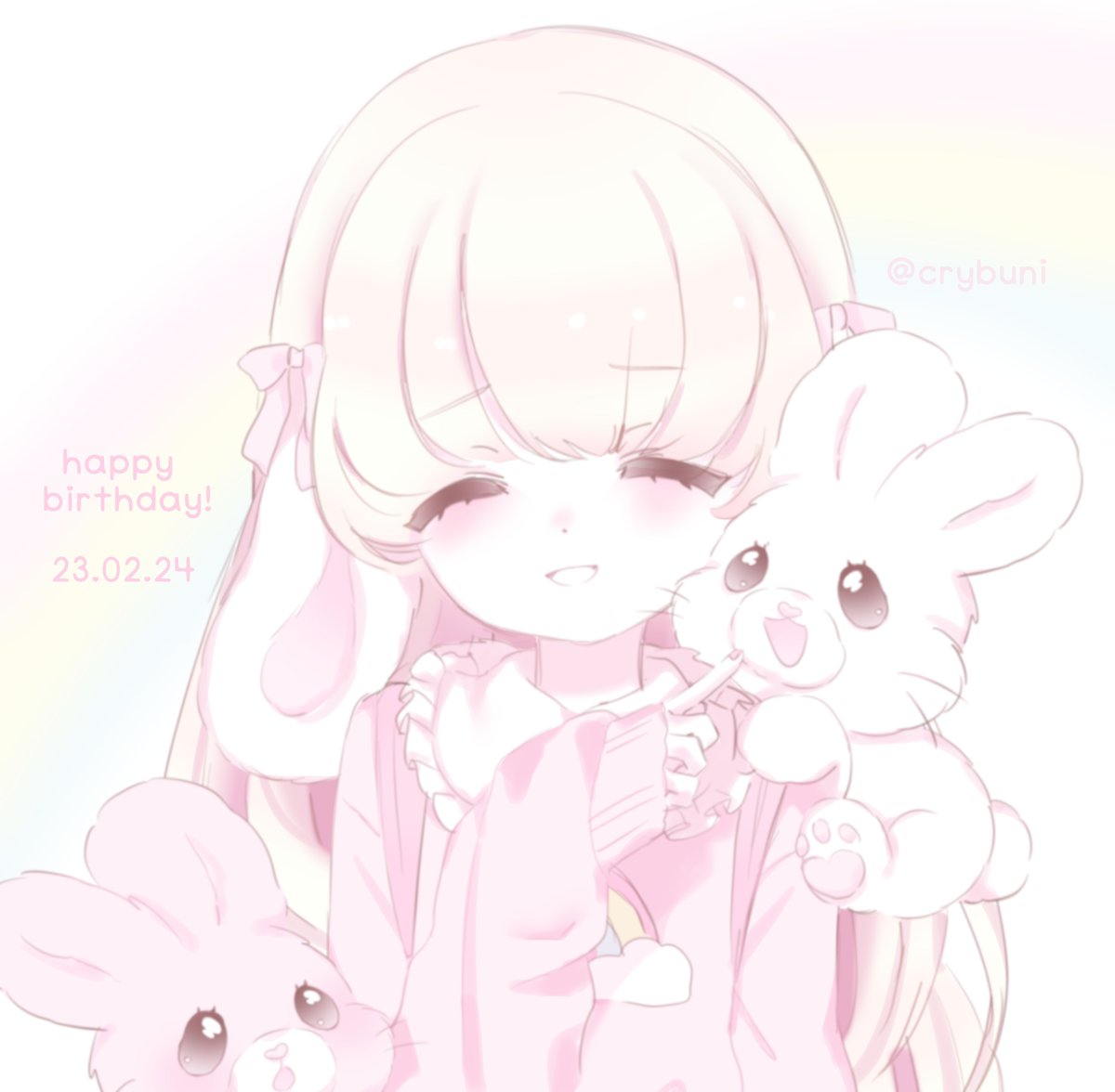 <a href="/strawbunimilk/">໒꒰୨୧ ε ℓ ℓ ι ε ♡꒱ა</a> hopi birtdai ૮꒰˶ᵔ ᗜ ᵔ˶꒱ა no birthday post this year so i hope u dont mind me sending it here hehe,, thank u for being such an inspiration to my work！