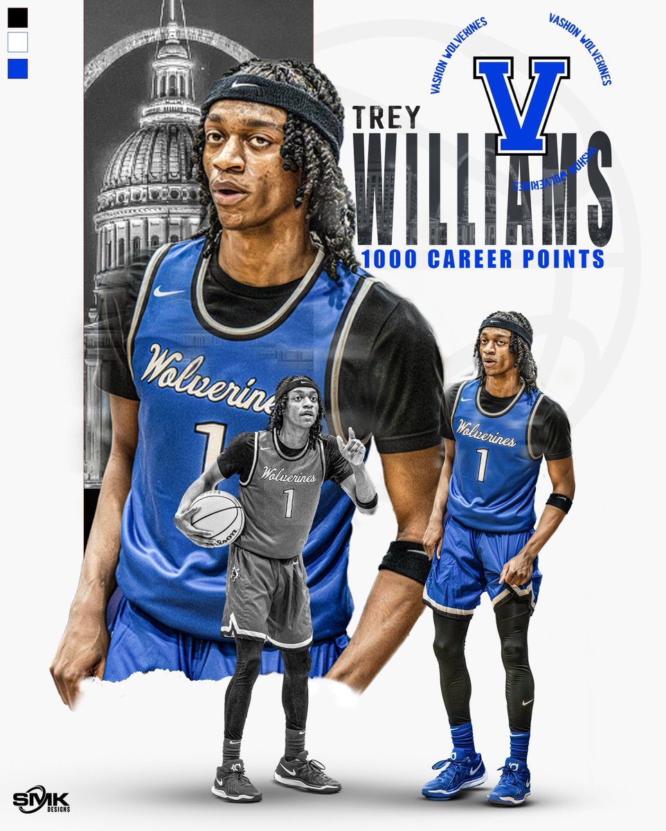 Missouri State University Signee Trey Williams jr. has been having nothing less than a superb senior season averaging 20+ points, hitting games winners, being a leader on and off the court! Congrats on yet another accomplishment!