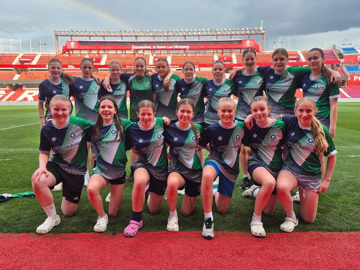 Granada FC (Dublin, Ireland) all week showcased Irish exceptional talent in Spain at <a href="/GranadaCF_en/">Granada CF 🇺🇸🇬🇧🇮🇪</a> Stadium. 🇮🇪🇪🇸 | U14 girls team 📸