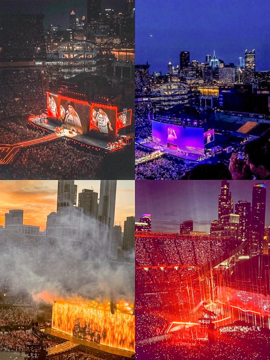 marleyharper's tweet photo. the eras tour pictures with skylines in the background hit different https://t.co/xauGIXX50l