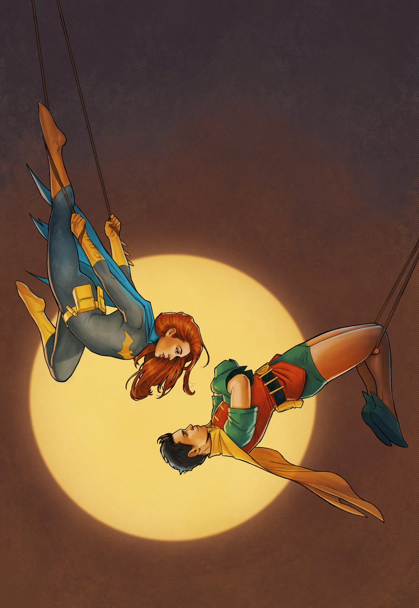 What Started off as a cool down sketch at the end of a day became a Robin/Batgirl Dick and Babs piece.