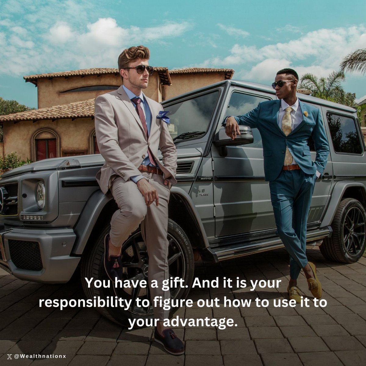Use your gift to your advantage.