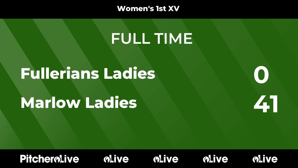 FULL TIME: Fullerians Ladies 0 - 41 Marlow Ladies
#FULMAR #Pitchero
fullerians.co.uk/teams/156185/m…