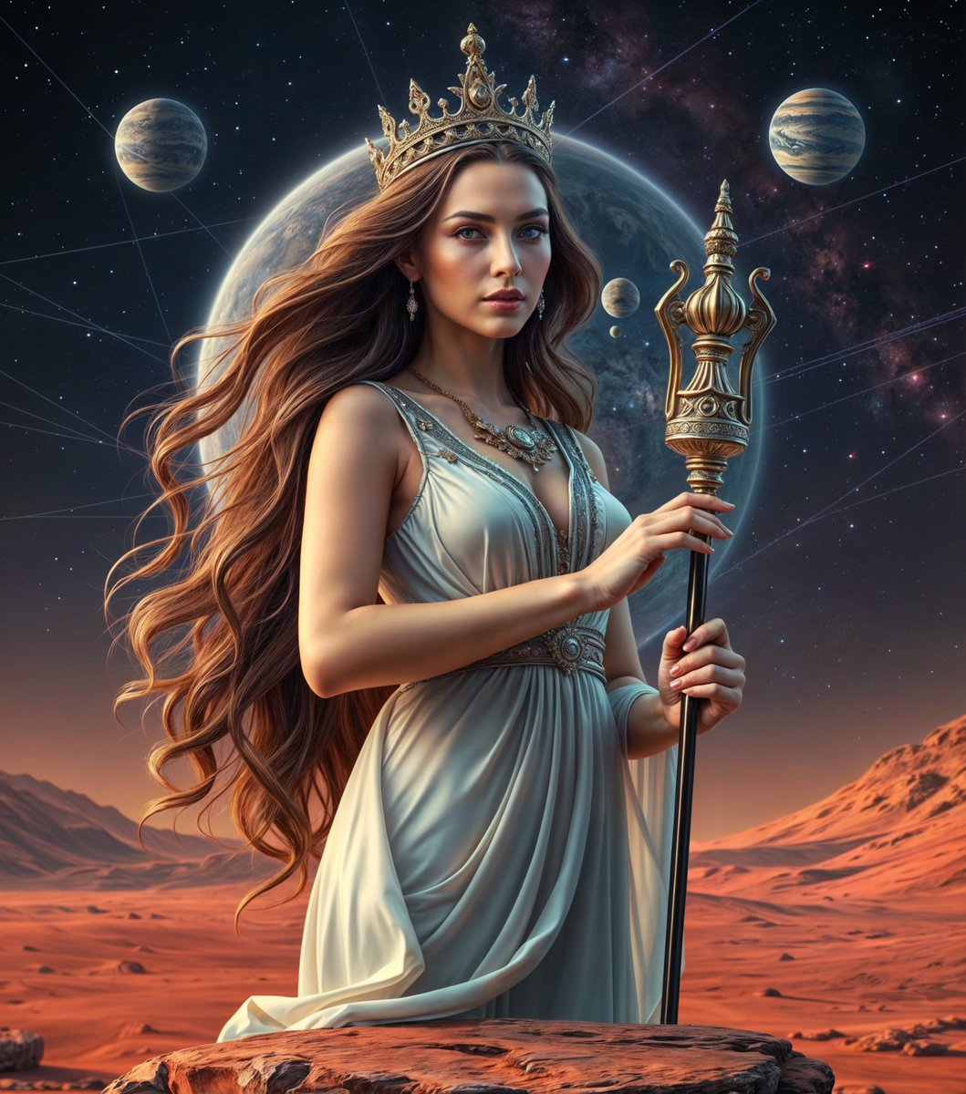 Space Queen - AI Art created from my original prompt and rendered in <a href="/PicLumen/">PicLumen AI</a> 

~Kurt / Butter And Bacon AI