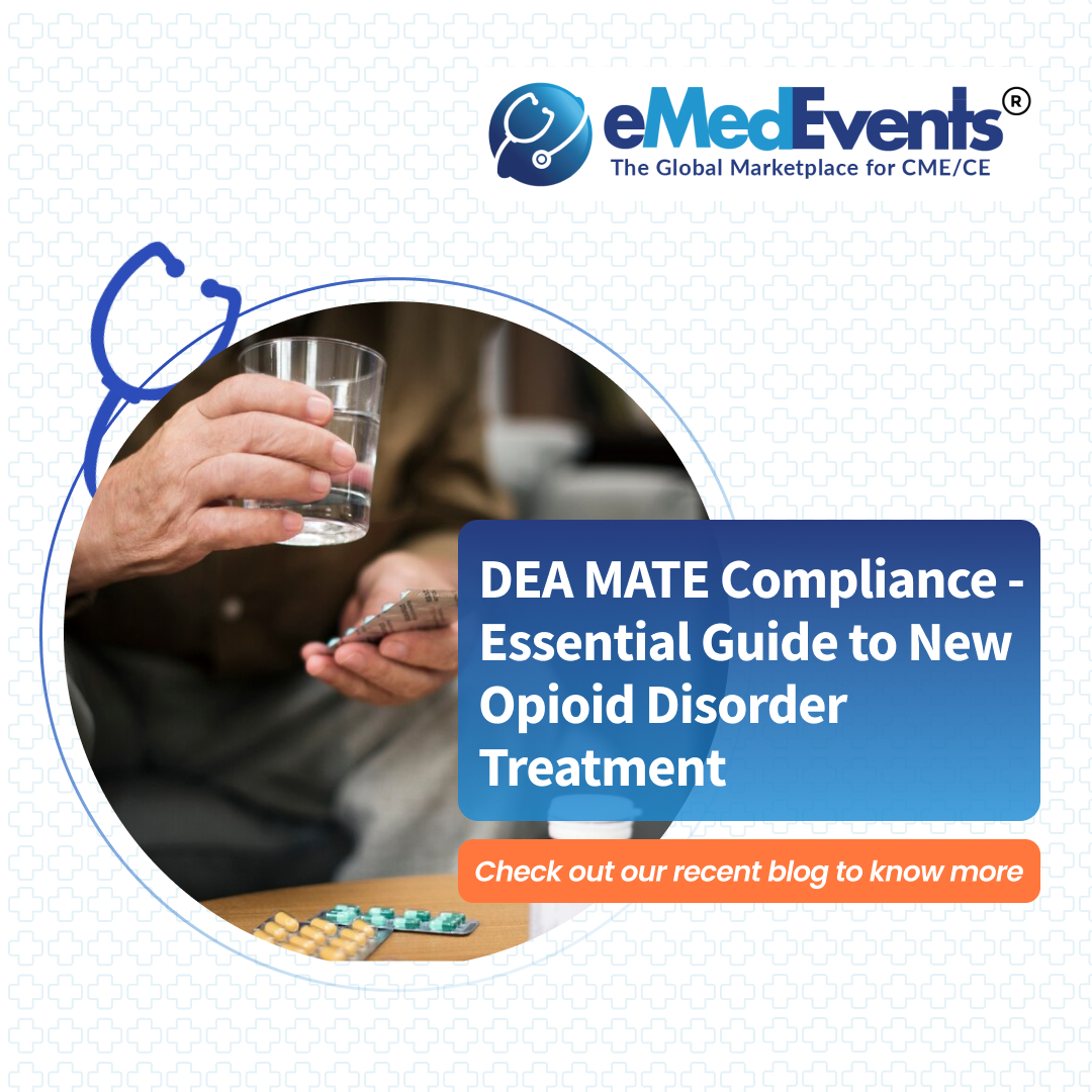 eMedEvents's tweet photo. 🔹DEA MATE Compliance – What Healthcare Providers Need to Know🔹
Read more: https://t.co/PNPZRX0phY
🩺 Find your DEA MATE CME course today!
#eMedEvents #DEAMATE #DEACompliance #OpioidTreatment #CME #HealthcareEducation #Substanceabuse https://t.co/QfHChTFhdF