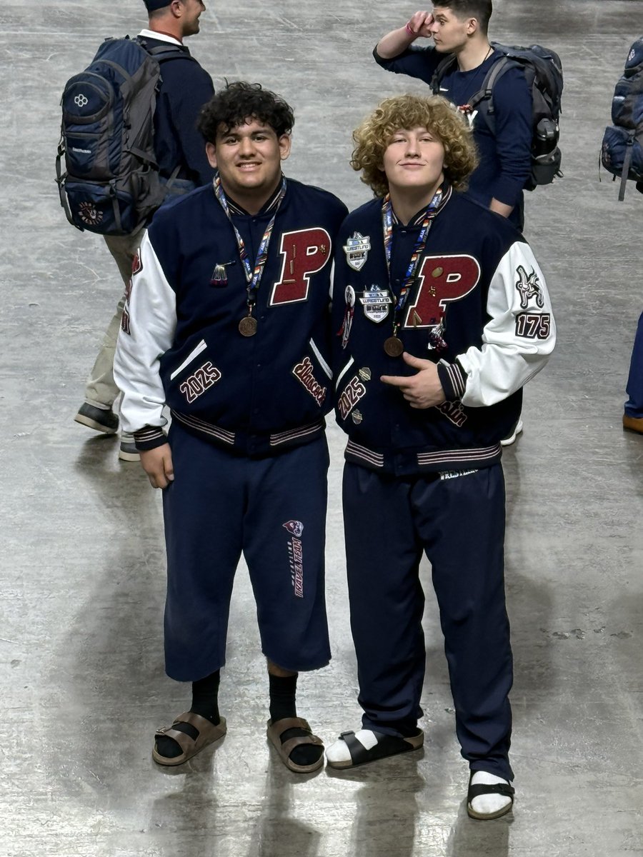Dual-sport dominance! <a href="/BraidiGlascock/">Braidi Glascock</a>  &amp; &amp; <a href="/EthanTAustin/">Ethan T. Austin</a> aren’t just standouts on the football field—they’re forces to be reckoned with on the mat, too. Both secured 4th place at the Arizona State Wrestling Championships, proving their grit and versatility. Respect the grind!