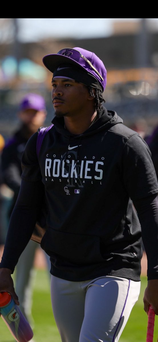 Former <a href="/PontotocBSBL/">Pontotoc Warrior Baseball</a> Caleb Hobson dressing with the Colorado Rockies today. So proud of this young man.