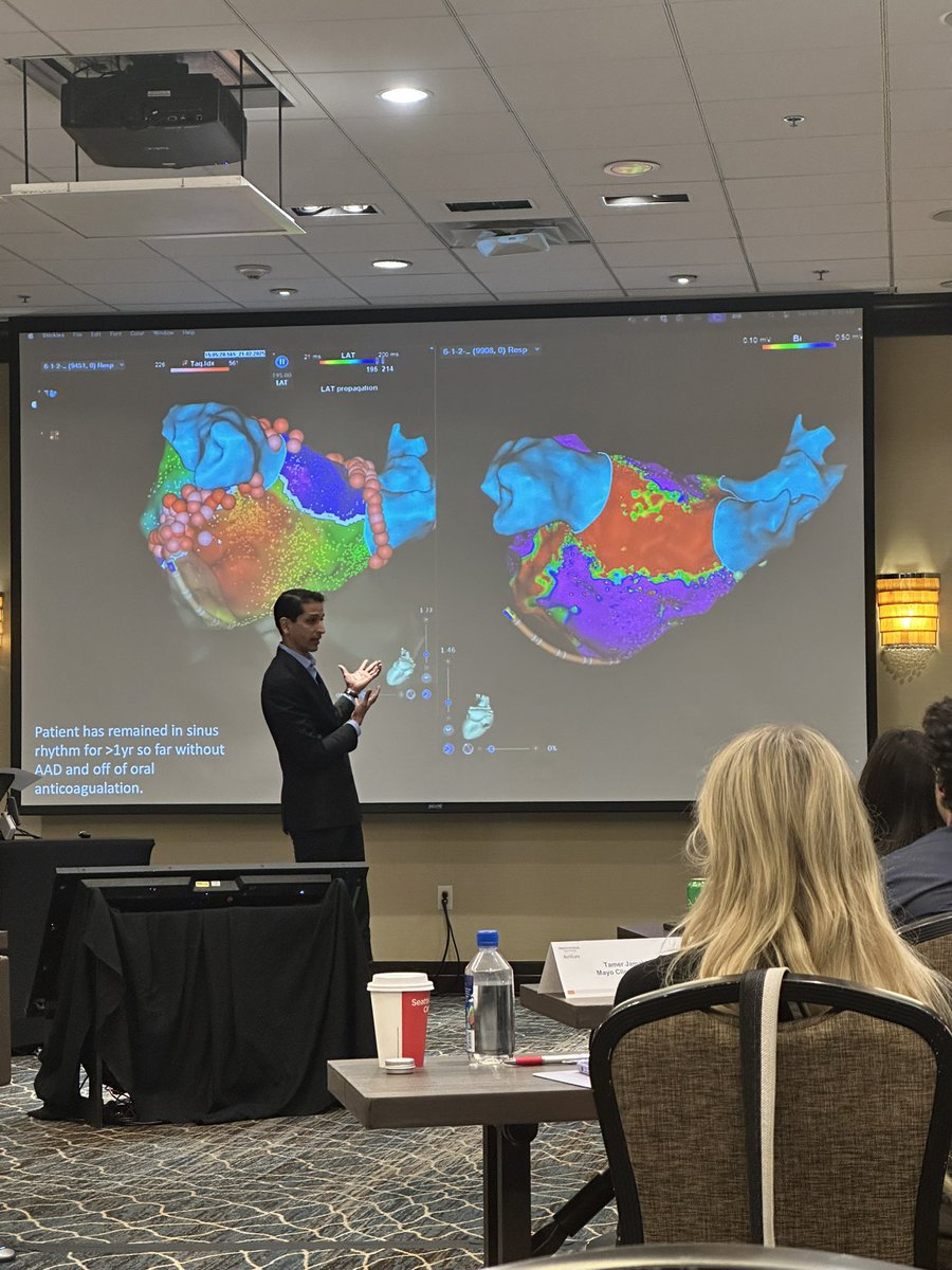 Partnership with CV surgery has never been more important for arrhythmia management. Grateful to present the EP perspective at CV surgery fellows’ course. <a href="/MarcGerdisch/">Dr. Marc Gerdisch</a> <a href="/AtriCure/">AtriCure, Inc.</a>