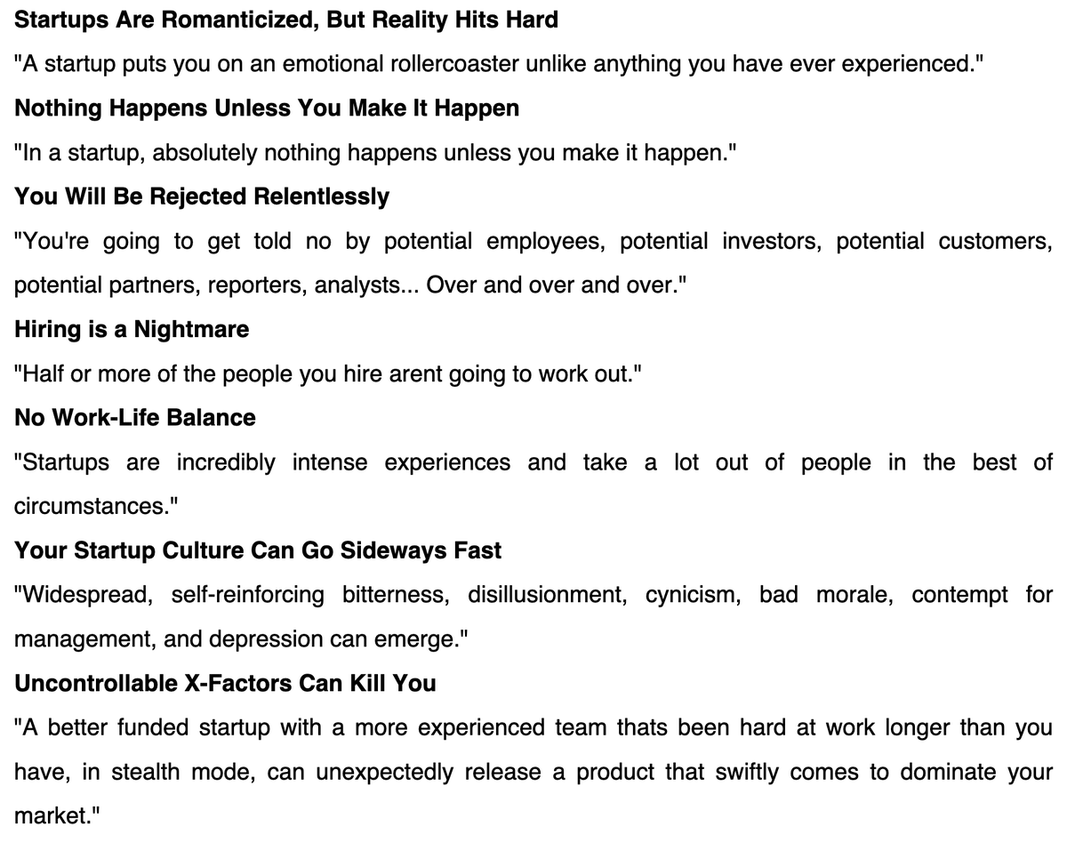 dinesh_JM's tweet image. Why Not to Do a Startup