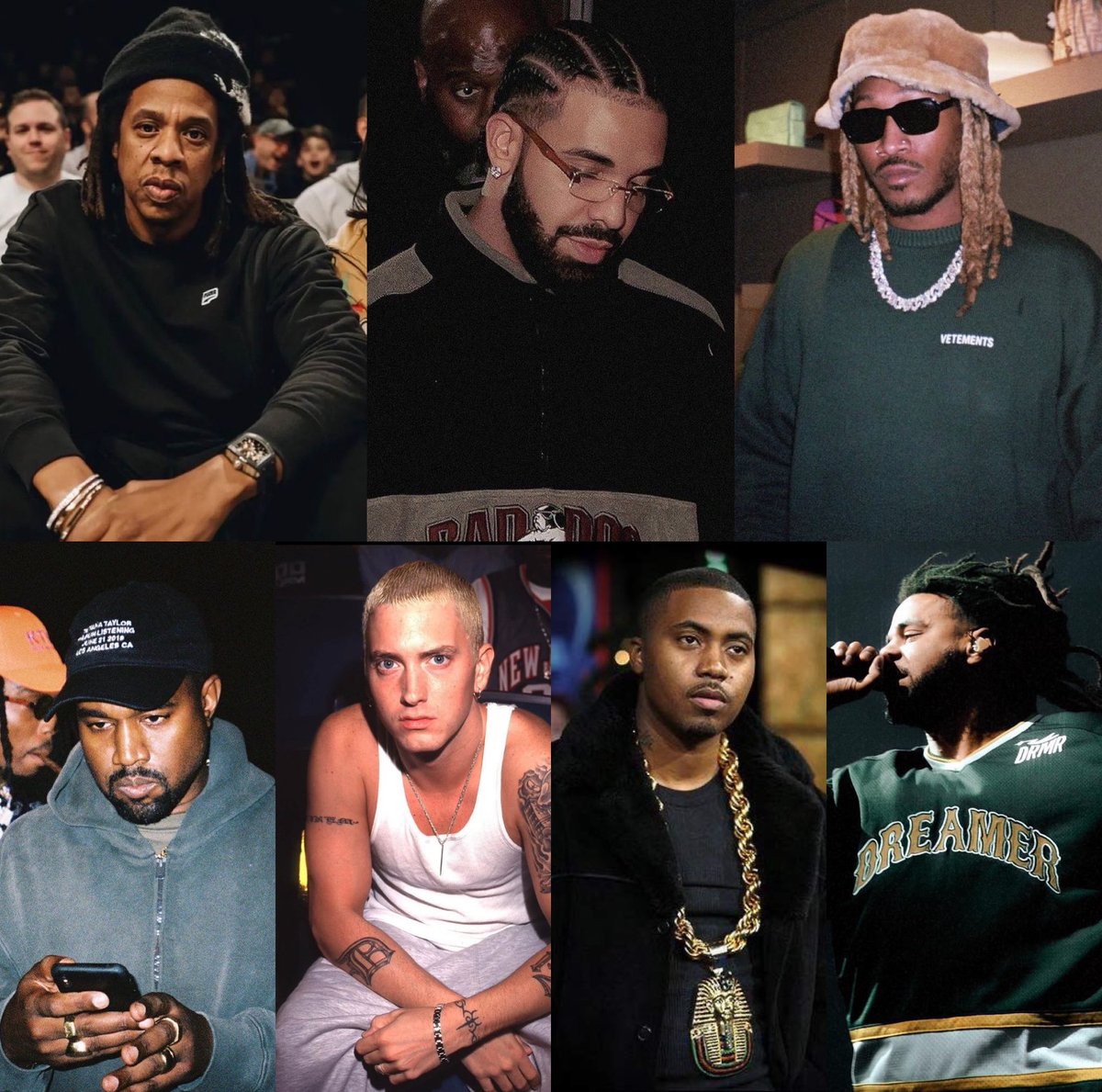 HipHopAllDay's tweet photo. Rappers with the most number one albums in Billboard history 🔥🏆

▫️Jay Z — 14

▫️Drake — 14

▫️Future — 11

▫️Kanye West — 11

▫️Eminem — 11

▫️Nas — 6

▫️J. Cole — 6 https://t.co/Hgfy7Qh87z