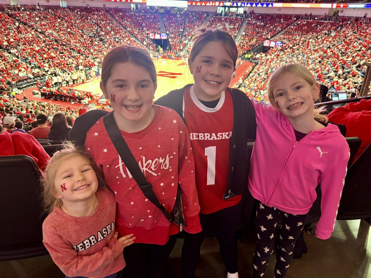 Go Huskers! <a href="/HuskerWBB/">Nebraska Women's Basketball</a> #Huskers