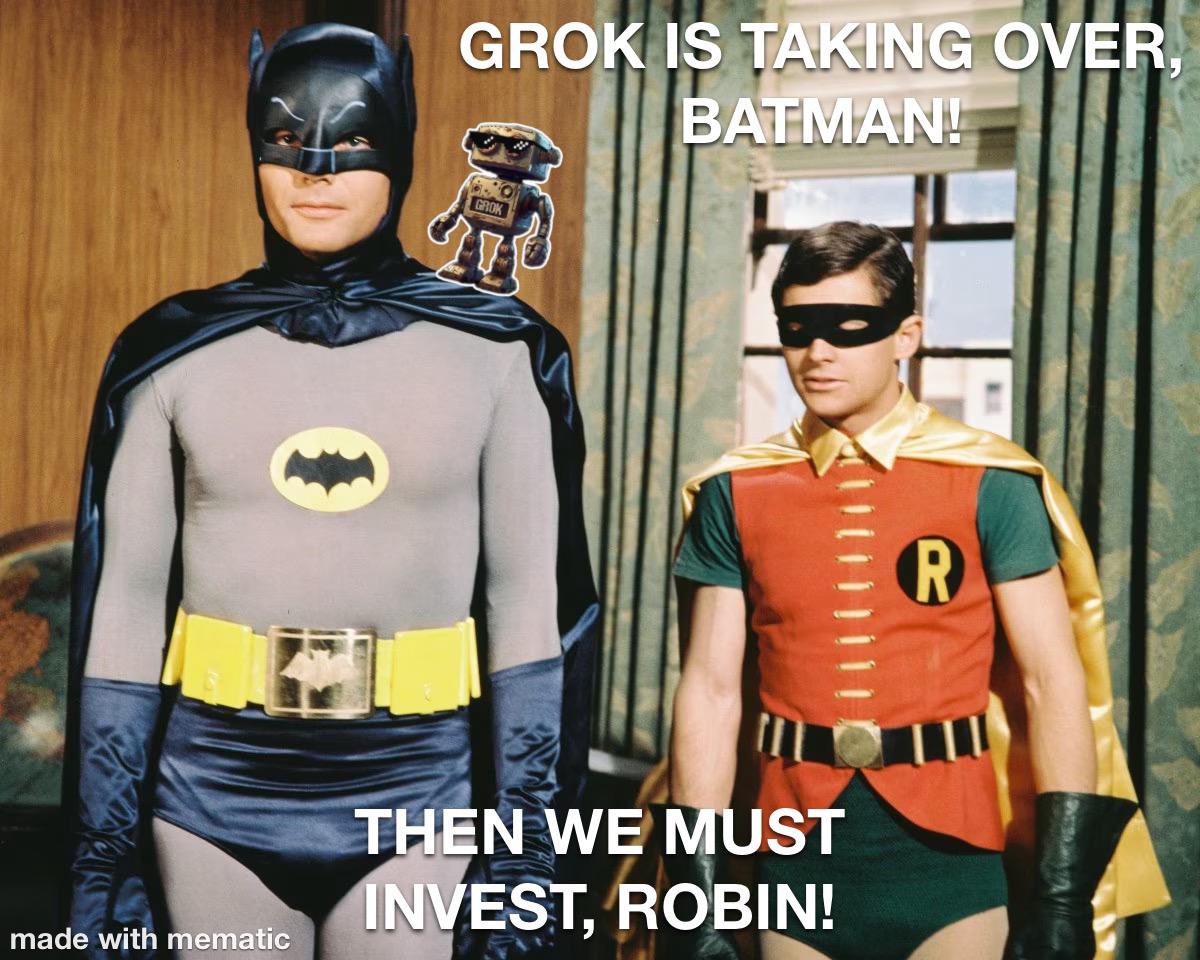PunkSarahGene's tweet photo. @Nuketonian Time to Invest In Grok https://t.co/1ujtsYkeo8