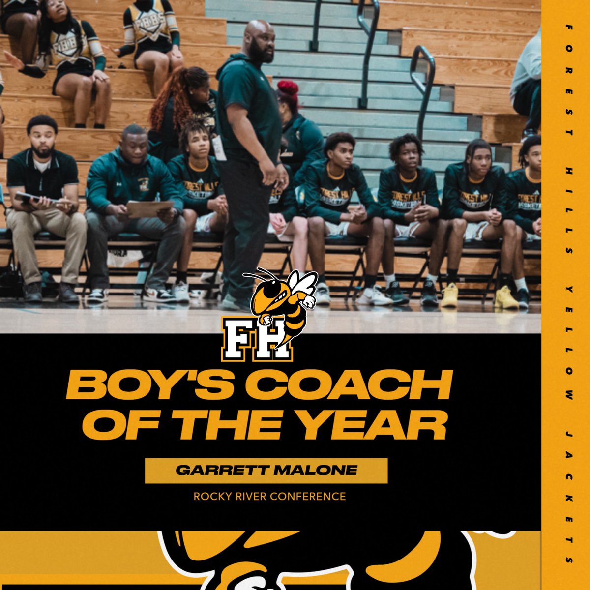 Forest Hills Men's Basketball (@foresthillsmbb) on Twitter photo Congratulations to Coach Malone for being named Rocky River Conference Coach of the Year. <a href="/malone_garrett1/">Garrett Malone</a> <a href="/UCPSNCAthletics/">UCPS NC Athletics</a> <a href="/AGHoulihan/">Andrew G. Houlihan</a> <a href="/UCPSNCAthletics/">UCPS NC Athletics</a> <a href="/FHHS_Athletics/">FHHS Athletics</a> <a href="/ForestHillsHSNC/">Forest Hills High School</a> Congratulations to Coach Malone for being named Rocky River Conference Coach of the Year. <a href="/malone_garrett1/">Garrett Malone</a> <a href="/UCPSNCAthletics/">UCPS NC Athletics</a> <a href="/AGHoulihan/">Andrew G. Houlihan</a> <a href="/UCPSNCAthletics/">UCPS NC Athletics</a> <a href="/FHHS_Athletics/">FHHS Athletics</a> <a href="/ForestHillsHSNC/">Forest Hills High School</a>
