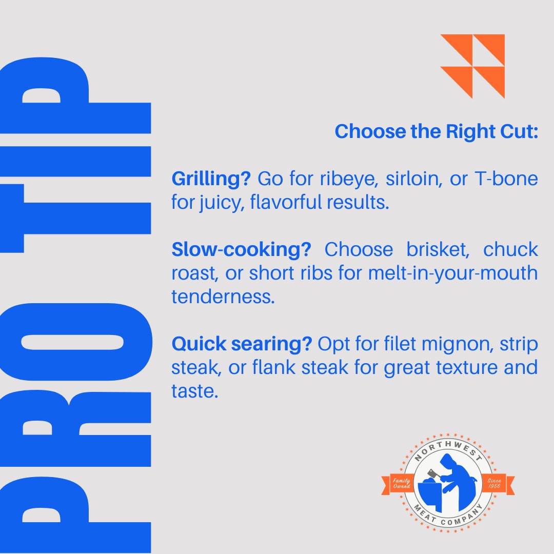 nwmeats's tweet image. From our chefs to your kitchen: pro tips for maximizing the quality of NWMC premium meats. 🧑‍🍳 #ChefTips #NWMCMeats #CulinaryExcellence