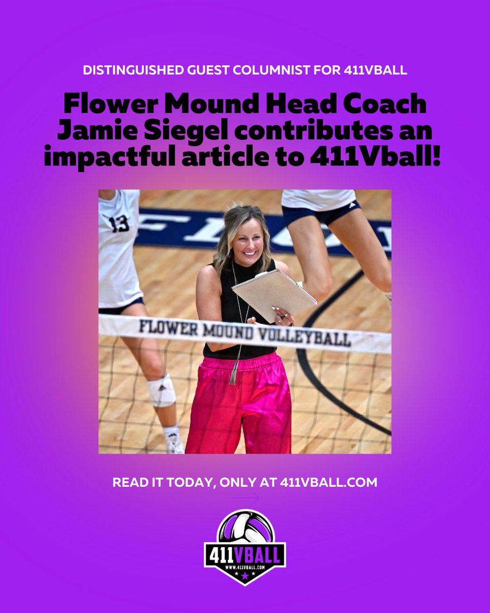 411Vball (@411vball) on Twitter photo THRILLED to have state championship winning coach #JamieSiegel of <a href="/fmjagsvb/">FM Jaguar VB</a> start contributing articles!
Her first one, about the new #doubletaprule, is posted NOW on 411vball.com
<a href="/Gosset41/">Brian Gosset</a> <a href="/uiltexas/">Texas UIL</a> <a href="/BigDMedia19/">BigDMedia</a> <a href="/bsvball3/">Brian Siegel</a> <a href="/SMUVolleyball/">SMU Volleyball</a> <a href="/FghtOnn/">Brian Carlson</a> THRILLED to have state championship winning coach #JamieSiegel of <a href="/fmjagsvb/">FM Jaguar VB</a> start contributing articles!
Her first one, about the new #doubletaprule, is posted NOW on 411vball.com
<a href="/Gosset41/">Brian Gosset</a> <a href="/uiltexas/">Texas UIL</a> <a href="/BigDMedia19/">BigDMedia</a> <a href="/bsvball3/">Brian Siegel</a> <a href="/SMUVolleyball/">SMU Volleyball</a> <a href="/FghtOnn/">Brian Carlson</a>