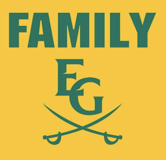 Calling all Athletes and Coaches! We need you to represent tomorrow to honor Julia's State Championship. Please wear your EG Family shirt to help us with the assembly! We are looking for a sea of gold! Your shirt is your pass to the assembly. Please report to the main gym at 9:30