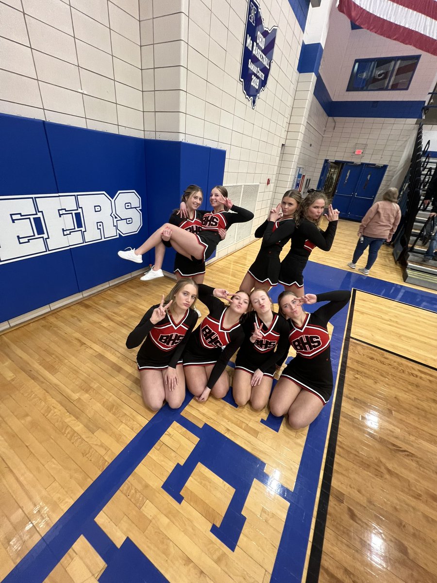 BHSChiefsCheer's tweet photo. We are very excited to be moving on to the next round of tournaments this year. You can catch us on Wednesday as we travel back to Xenia for a @ 7:30 tipoff against Oakwood. https://t.co/ZAvLEqgbux