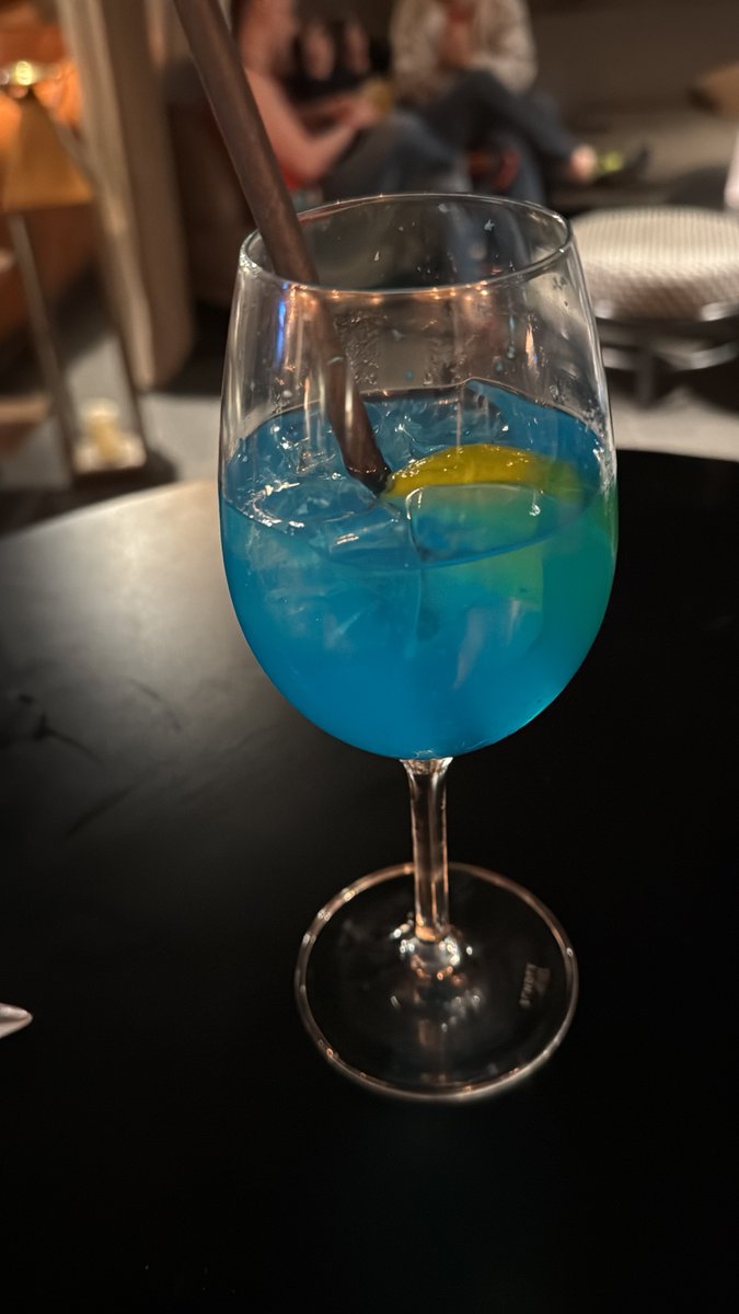Last drink at #NFC2025 
It had to be blue!