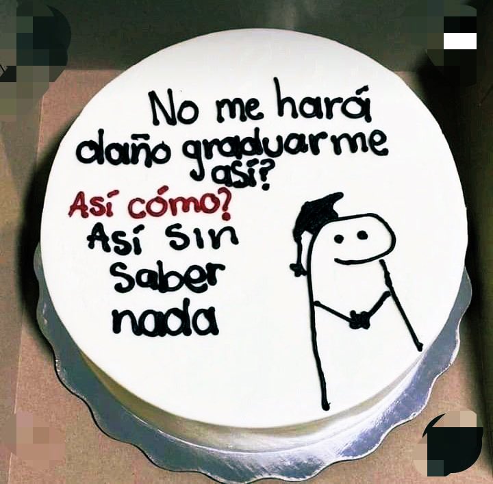 strawberryc21's tweet photo. El pastel que me voy a mandar a hacer ahora que me gradué. 🤣 https://t.co/kKVEDEU0bl