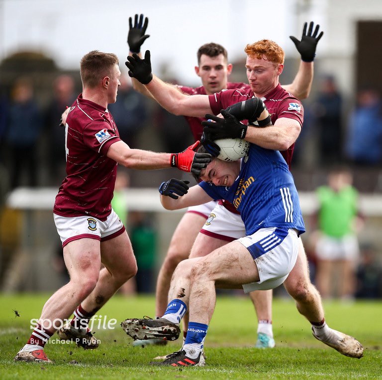 sportsfile (@sportsfile) on Twitter photo Niall Carolan of Cavan is tackled by Westmeath players Conor Dillon, left, and Ronan Wallace during the Allianz Football League Division 2 match at TEG Cusack Park in Mullingar.
📸 <a href="/ryanmilestone/">Michael P Ryan</a>
sportsfile.com/more-images/77… Niall Carolan of Cavan is tackled by Westmeath players Conor Dillon, left, and Ronan Wallace during the Allianz Football League Division 2 match at TEG Cusack Park in Mullingar.
📸 <a href="/ryanmilestone/">Michael P Ryan</a>
sportsfile.com/more-images/77…
