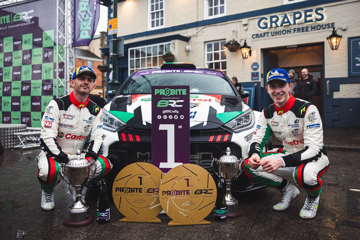 🖼️ Hang it in the Louvre 

I always thought my first BRC win would be a great moment and doing it against such stiff competition makes it even more special.

A huge thank you to the team, Liam and all our sponsors - what a start!  👌👌🏆

#MIRallyAcademy #BRCRally