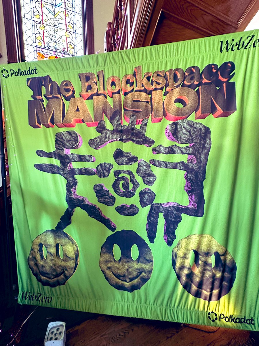 Having a blast at the <a href="/Polkadot/">Polkadot</a> Blockspace Mansion Denver by <a href="/joinwebzero/">WebZero</a> ⚡️