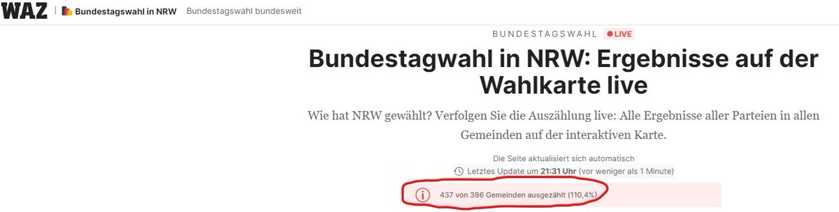 Alles richtig gemacht in Nrw heute!