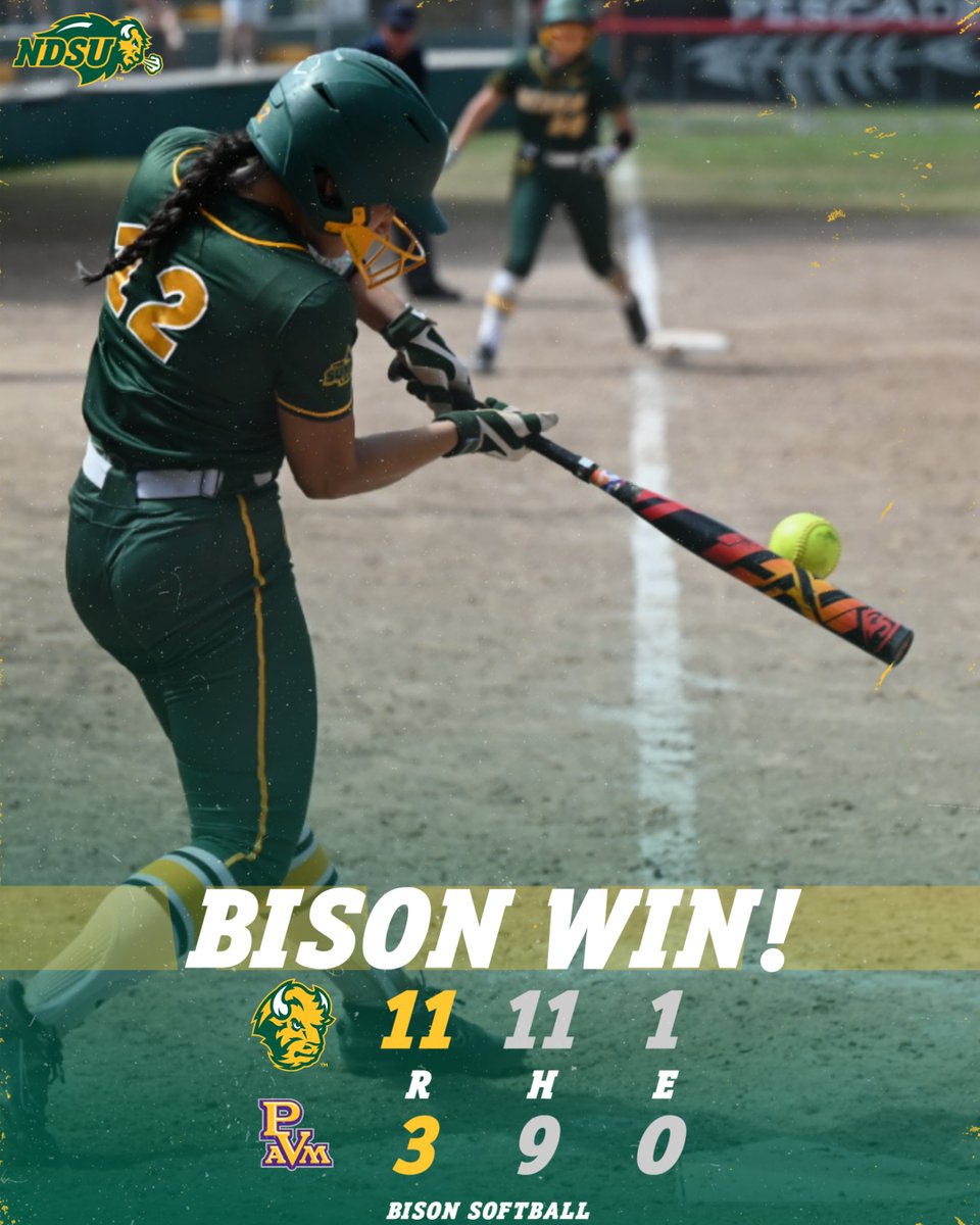 Bison Win! Bella Dean's grand slam helps propel the Bison to a big win to wrap the trip to Texas 🤘