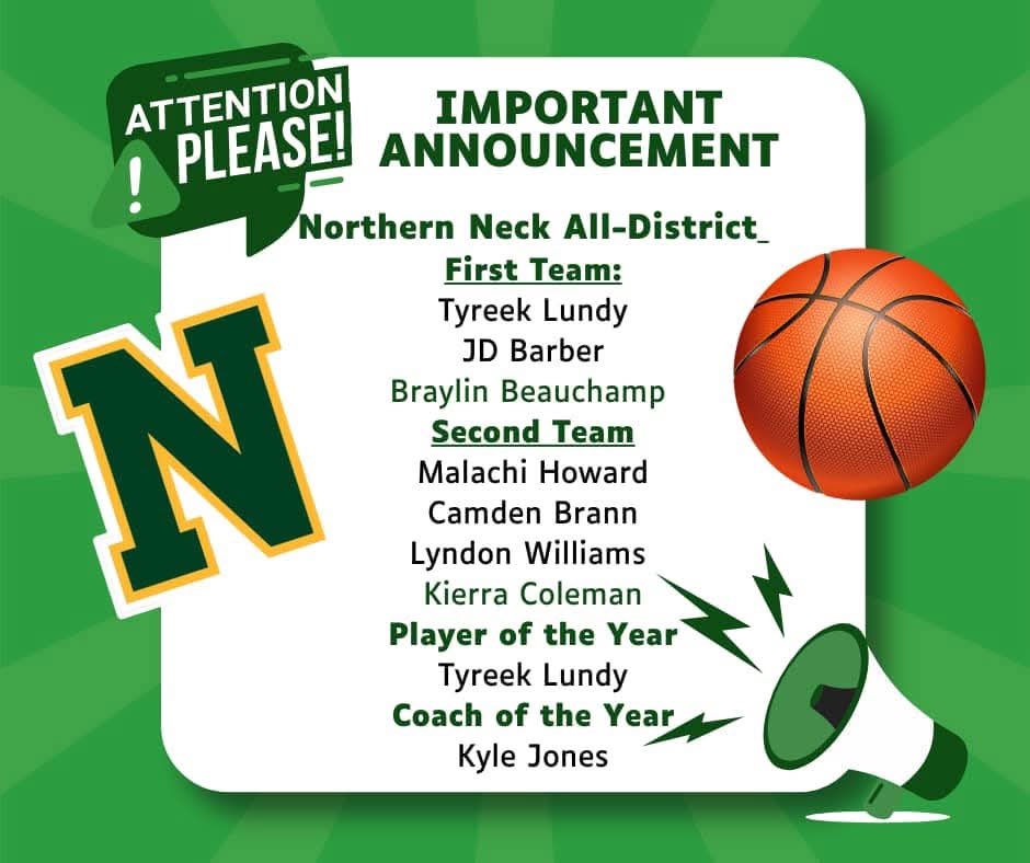 Made first team all district for basketball!
