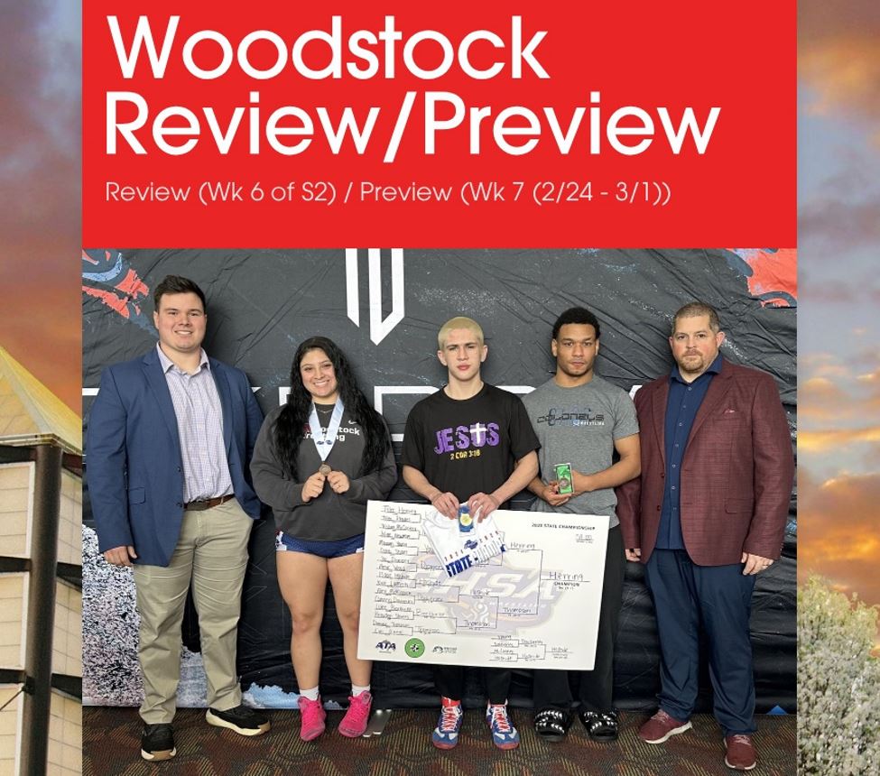We hope everyone had a restful break! Tomorrow, the 7th week of the 2nd semester begins, &amp; we head toward March &amp; Spring &amp; all the great opportunities that lie before us. Get your mind back in the game with this week's Review/Preview! secure.smore.com/n/rq9kh #1Woodstock