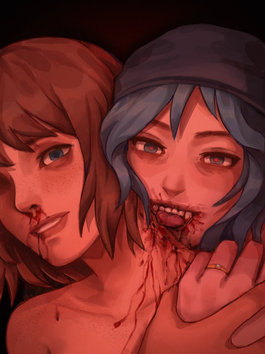 MaxCrackfield's tweet image. vampire au again 🙂‍↕️

#LifeIsStrange #pricefield
