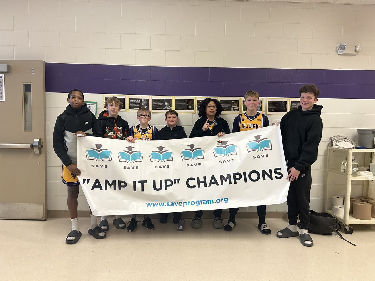 Proud of our 7th grade Jr. TBirds team! 3-0 this weekend &amp; “Amp it Up” Champs! <a href="/KevinMelcher/">Kevin Melcher</a> <a href="/SAVEProgram/">S.A.V.E Program Inc.</a> #SAVE