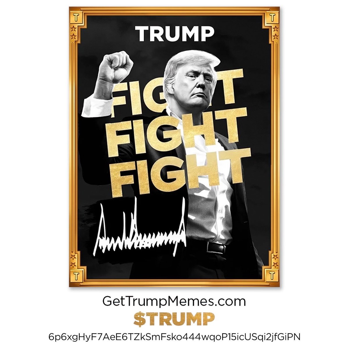 あなたの #CryptoPresident に最高にクールな #meme ができました! $SOL で $TRUMP バッグを忘れないでください! #Solana #TRUMP の OG