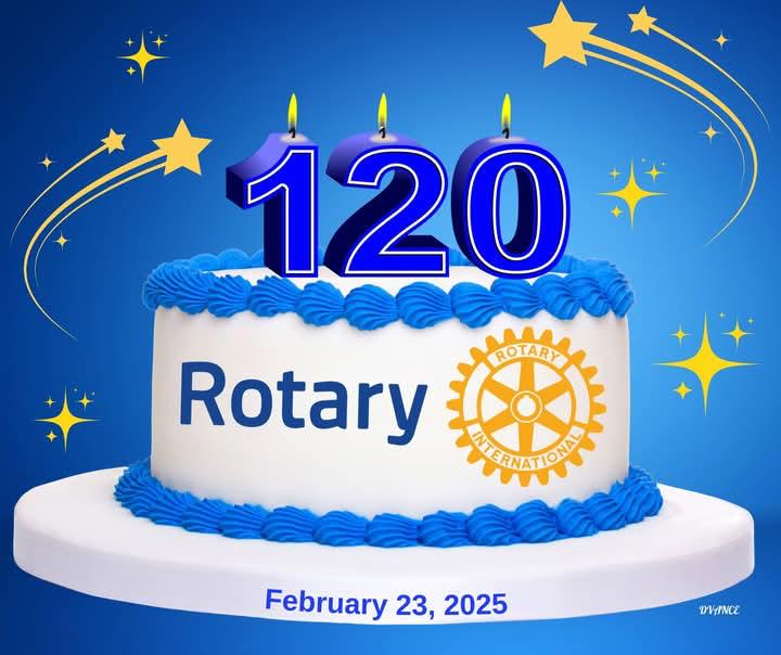 Happy 120 years of service above self 💪