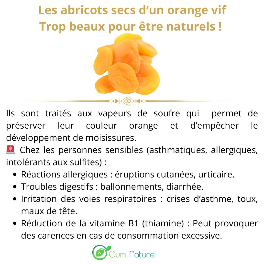 OumNaturel's tweet photo. ❌ Abricots orange VS Abricots bruns ✅ : lequel choisir ? https://t.co/L1XTnDt8HJ