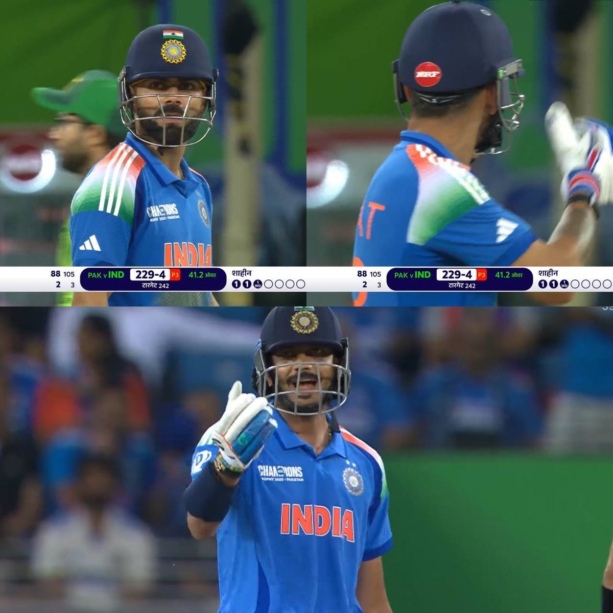 BluntIndianGal's tweet photo. Virat Kohli asking Axar Patel for two runs and Axar asking Kohli to take the strike and score century😂❤️
And people say Kohli is selfish !!! https://t.co/MsyMEB3KPl